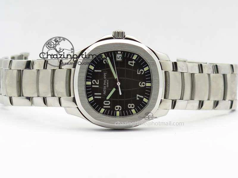 Aquanaut Jumbo V6 Best Edition SS Black Dial On SS Bracelet A2824