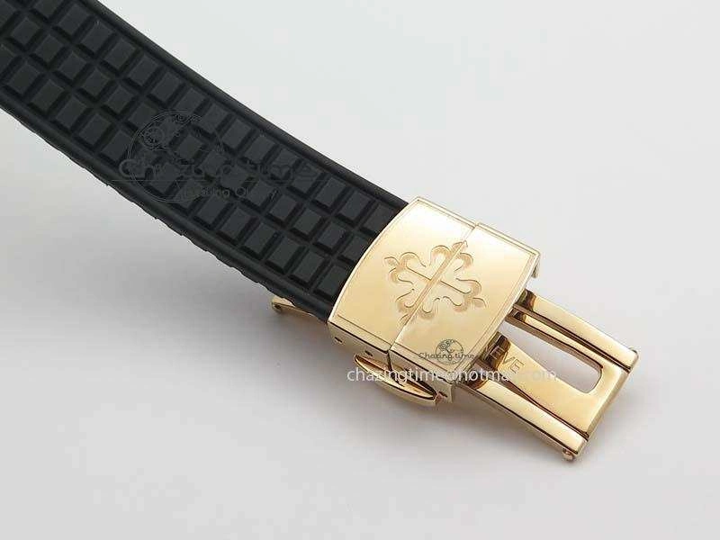 Aquanaut RG 35mm Best Edition Black Dial Diamond Bezel On Black Rubber Strap Ronda Quartz