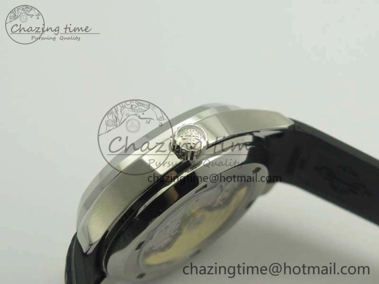 Aquanaut Time Travel 5164A SS Black Dial On Rubber Strap 324SC