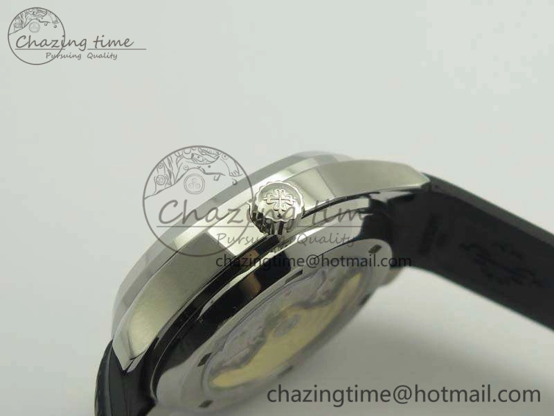 Aquanaut Time Travel 5164A SS Black Dial On Rubber Strap 324SC