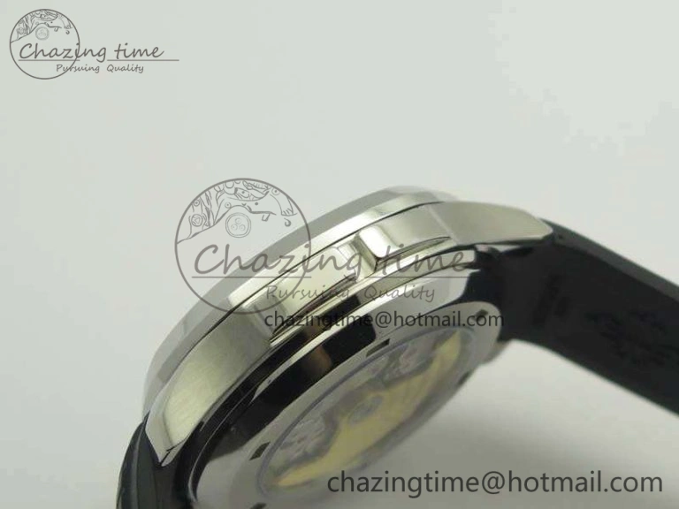 Aquanaut Time Travel 5164A SS Black Dial On Rubber Strap 324SC