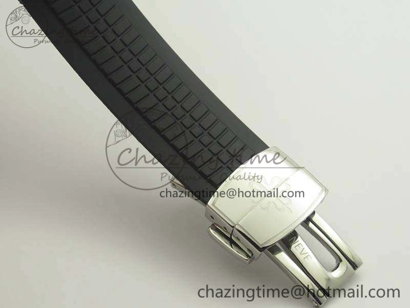 Aquanaut Time Travel 5164A SS Black Dial On Rubber Strap 324SC