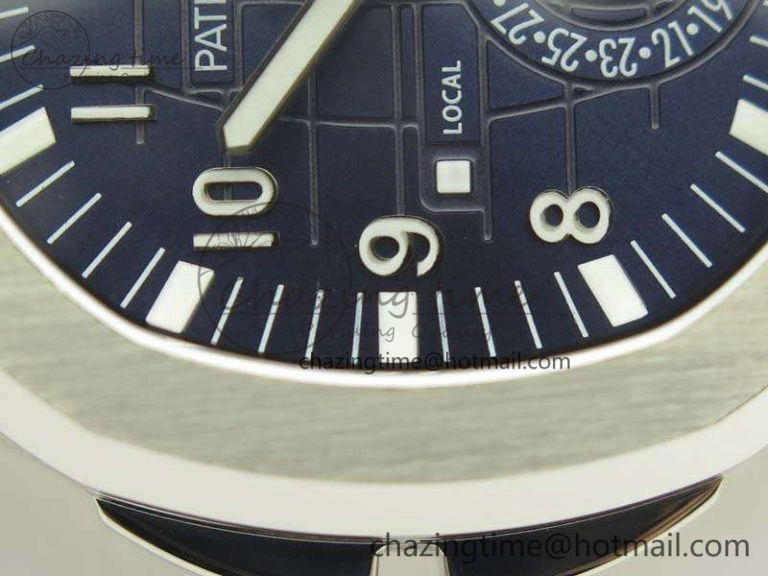 Aquanaut Time Travel 5164A SS Blue Dial On Rubber Strap 324SC
