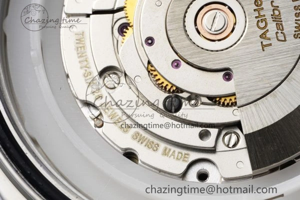 Aquaracer Calibre 5 44mm TARF 1:1 Best Edition White Dial SS Bezel on SS Bracelet SW200