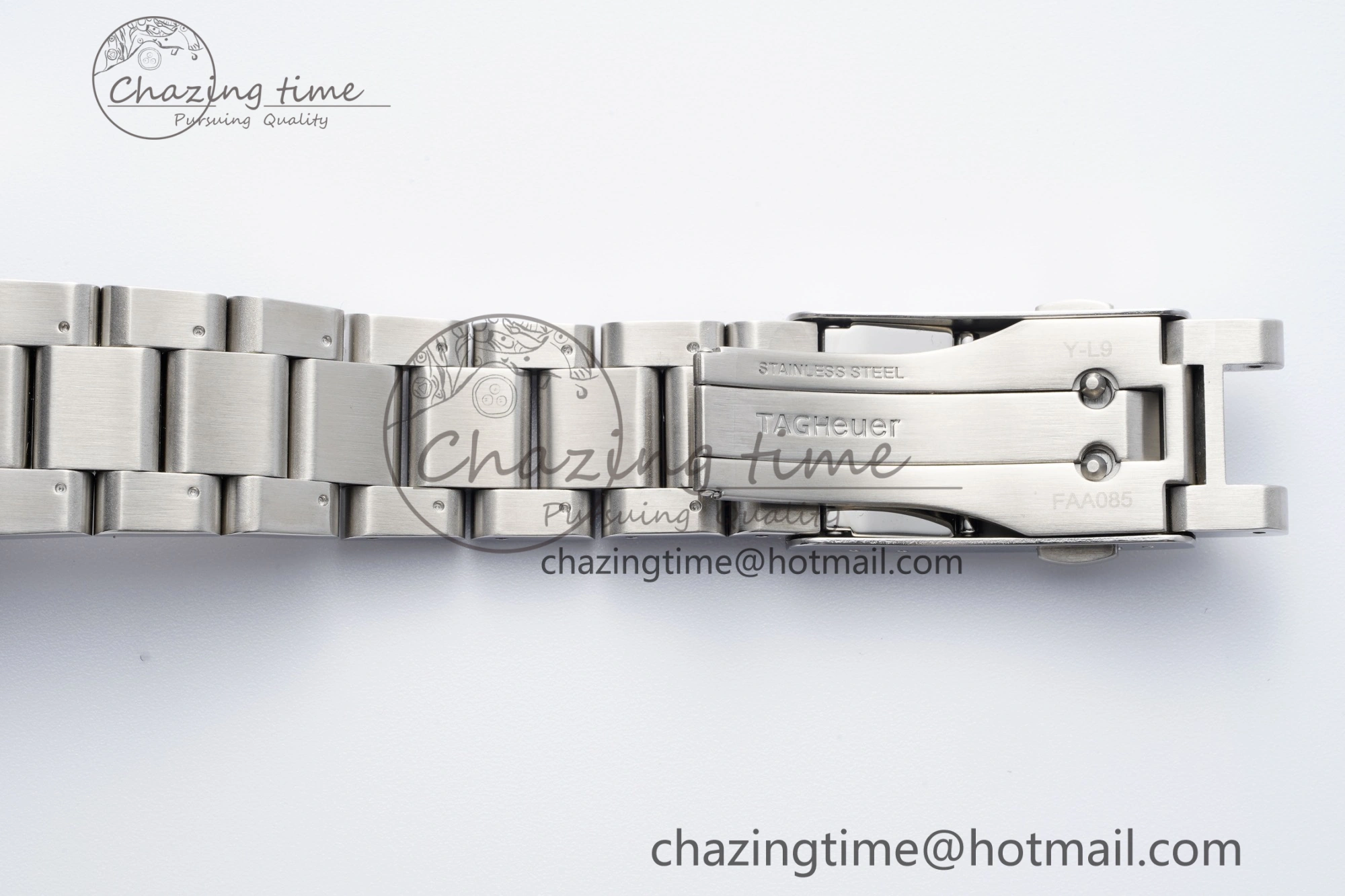 Aquaracer Calibre 5 44mm TARF 1:1 Best Edition White Dial SS Bezel on SS Bracelet SW200