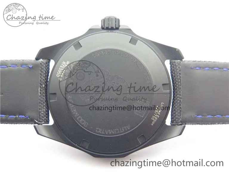 Aquaracer Calibre 5 Blue Carbon TBF 1:1 Best Edition Carbon Dial on Nylon Strap A2824