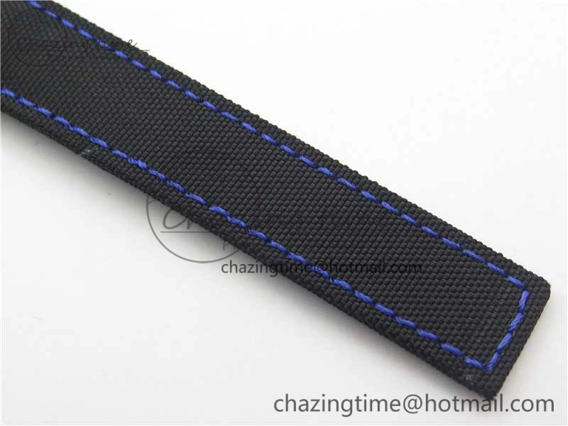 Aquaracer Calibre 5 Blue Carbon TBF 1:1 Best Edition Carbon Dial on Nylon Strap A2824
