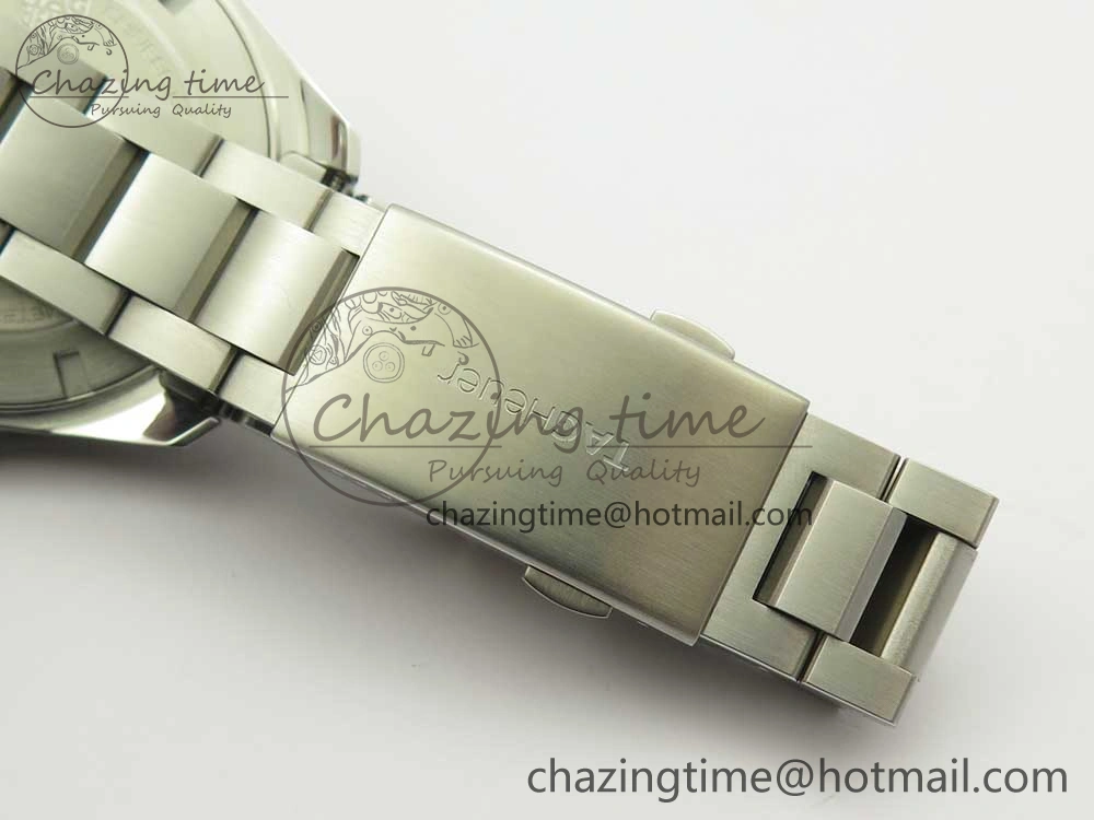 Aquaracer Calibre 5 CSL 43mm SS GSF 1:1 Best Edition Gray Dial on SS Bracelet A2824