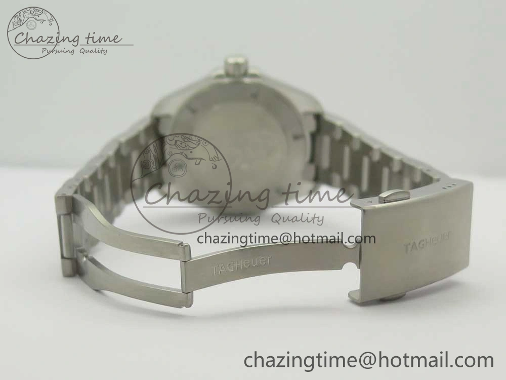 Aquaracer Calibre 5 CSL 43mm SS GSF 1:1 Best Edition Gray Dial on SS Bracelet A2824