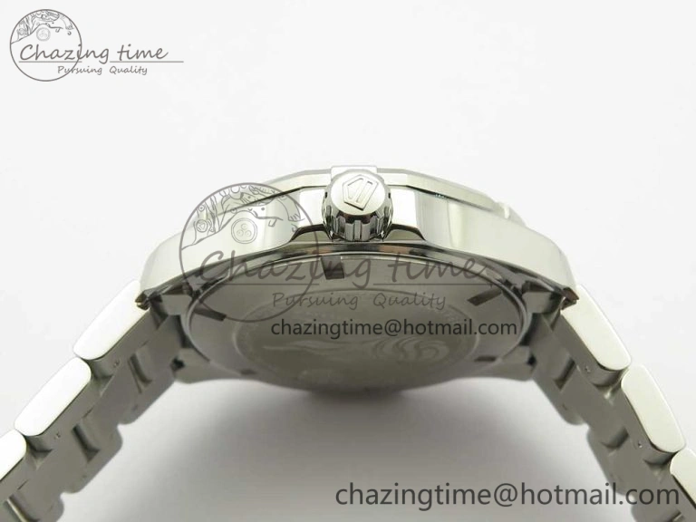 Aquaracer Calibre 5 CSL 43mm SS GSF 1:1 Best Edition Gray Dial on SS Bracelet A2824