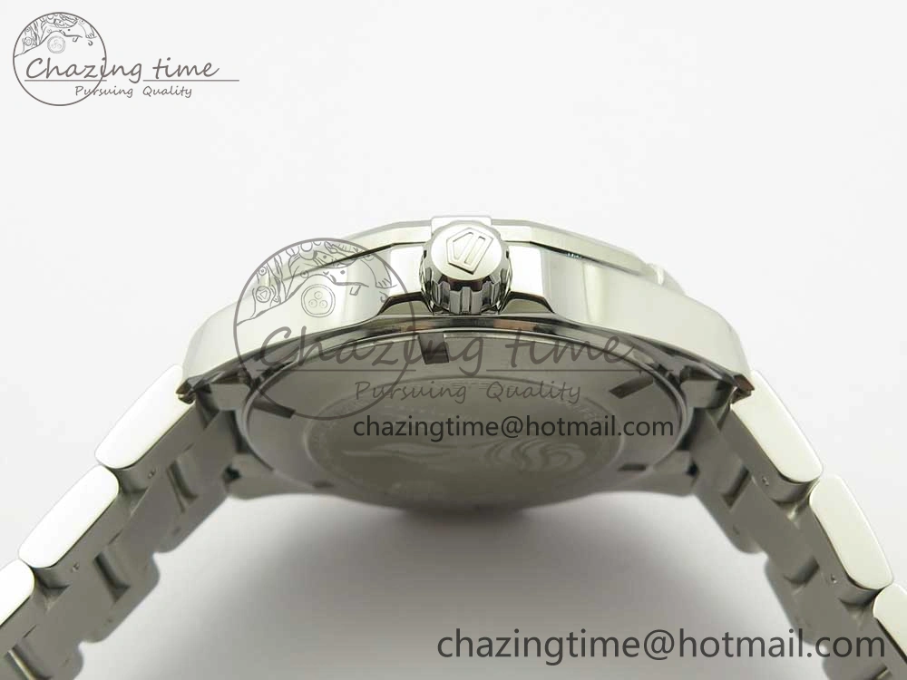 Aquaracer Calibre 5 CSL 43mm SS GSF 1:1 Best Edition Gray Dial on SS Bracelet A2824