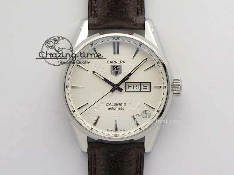 Aquaracer Calibre 5 CSL 43mm SS GSF 1:1 Best Edition Gray Dial on SS Bracelet A2824