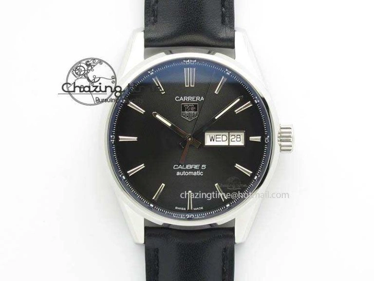 Aquaracer Calibre 5 CSL 43mm SS GSF 1:1 Best Edition Gray Dial on SS Bracelet A2824