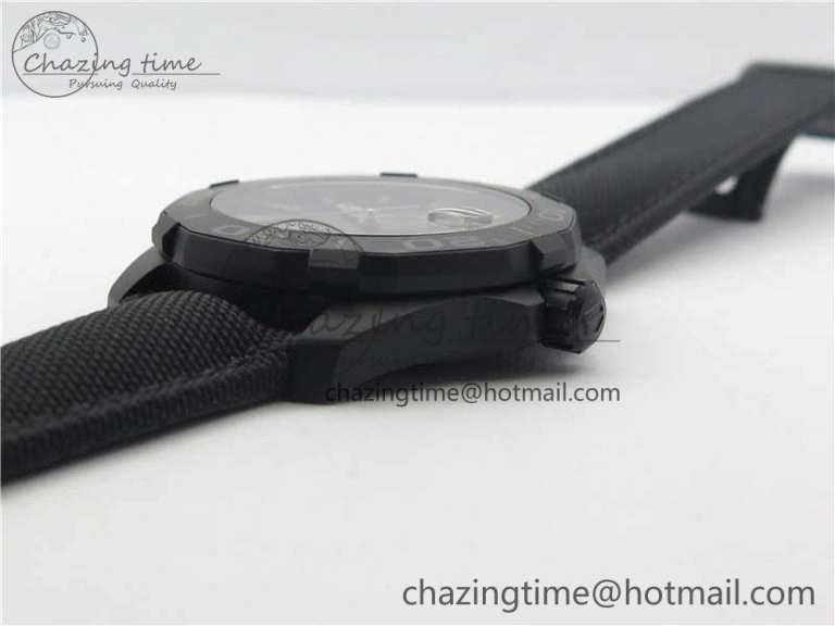Aquaracer Calibre 5 Gold Carbon TBF 1:1 Best Edition Carbon Dial on Nylon Strap A2824