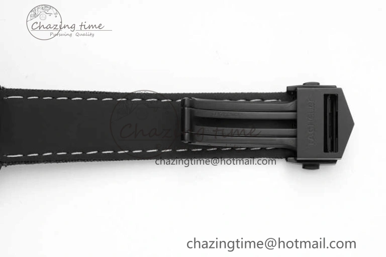 Aquaracer Calibre 5 PVD 41mm TARF 1:1 Best Edition Carbon RG Dial on Black Nylon Strap SW200