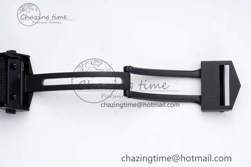 Aquaracer Calibre 5 PVD 41mm TARF 1:1 Best Edition Carbon RG Dial on Black Nylon Strap SW200