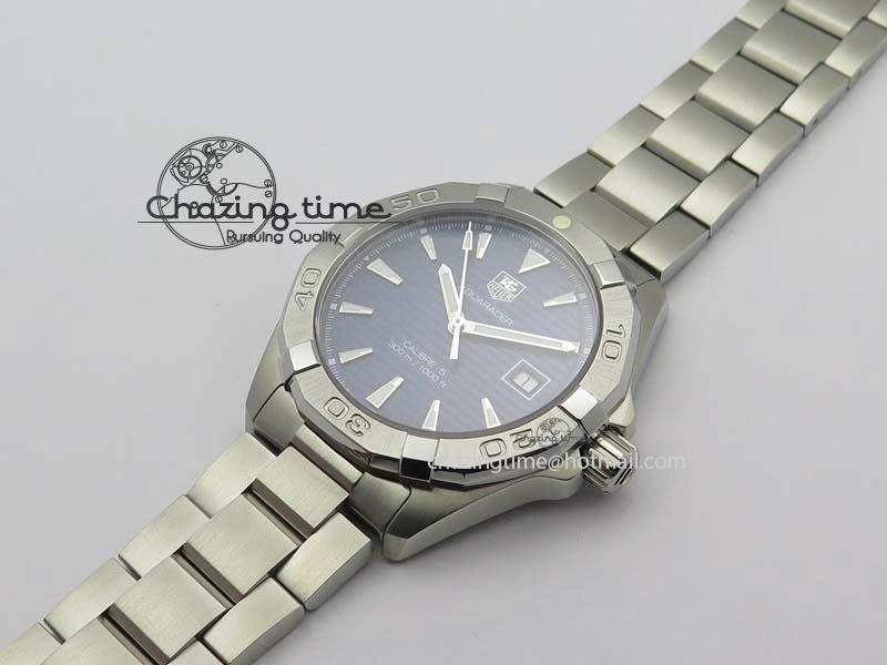 Aquaracer Calibre 5 SS 1:1 Best Edition Blue Dial On SS Bracelet A2824