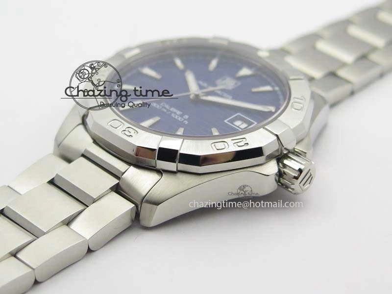 Aquaracer Calibre 5 SS 1:1 Best Edition Blue Dial On SS Bracelet A2824