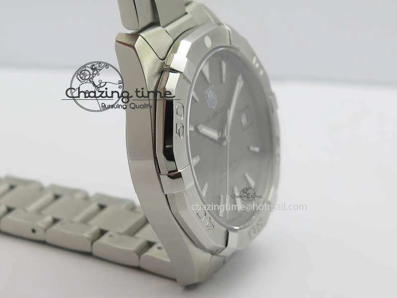 Aquaracer Calibre 5 SS 1:1 Best Edition Gray Dial On SS Bracelet A2824