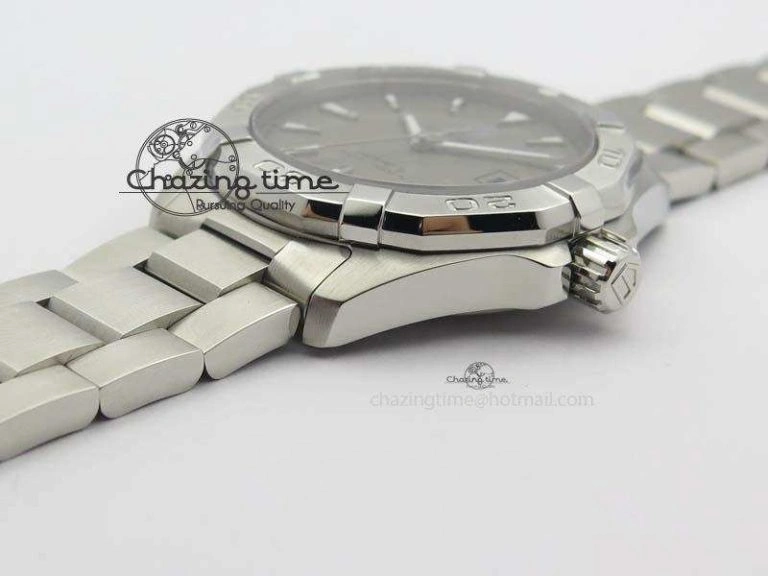 Aquaracer Calibre 5 SS 1:1 Best Edition Gray Dial On SS Bracelet A2824
