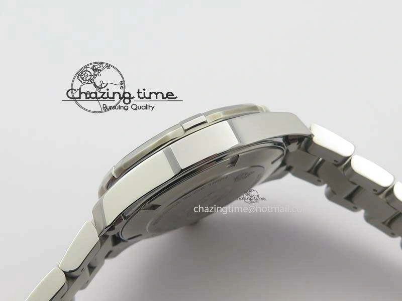 Aquaracer Calibre 5 SS MKF 1:1 Best Edition Black Textured Dial Ceramic Bezel On SS Bracelet A2824