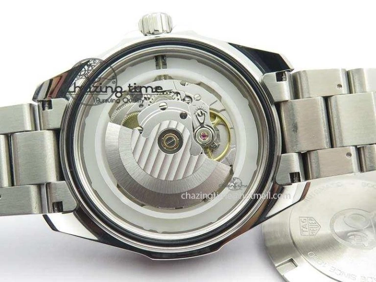 Aquaracer Calibre 5 SS MKF 1:1 Best Edition Blue Textured Dial Ceramic Bezel On SS Bracelet A2824