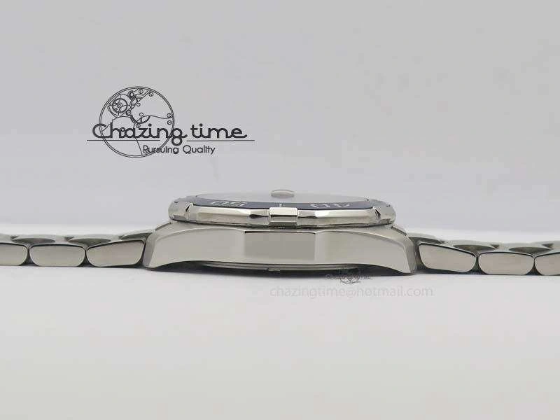 Aquaracer Calibre 5 SS MKF 1:1 Best Edition Blue Textured Dial Ceramic Bezel On SS Bracelet A2824