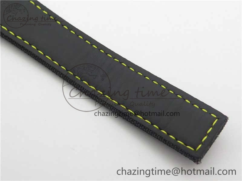 Aquaracer Calibre 5 Yellow Carbon TBF 1:1 Best Edition Carbon Dial on Nylon Strap A2824