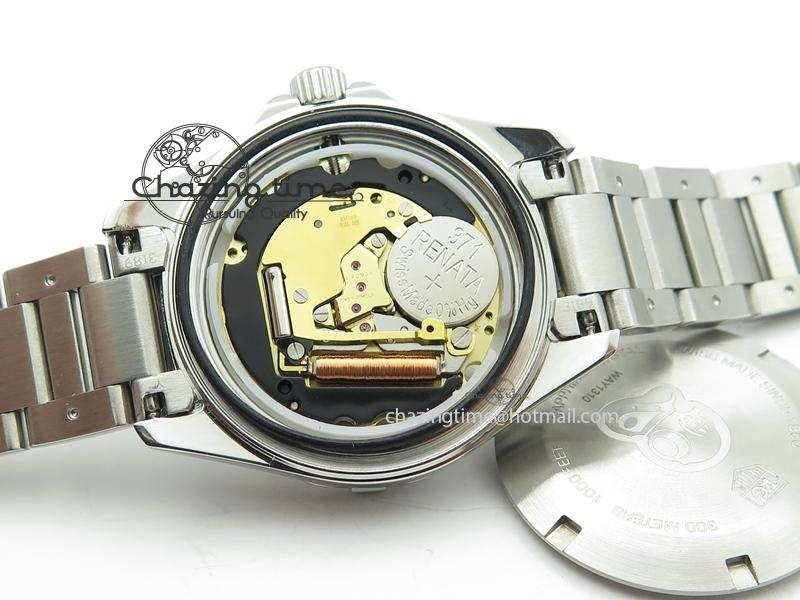 Aquaracer Ladies SS MOP White Diamond Markers Dial On SS Bracelet Swiss Quartz