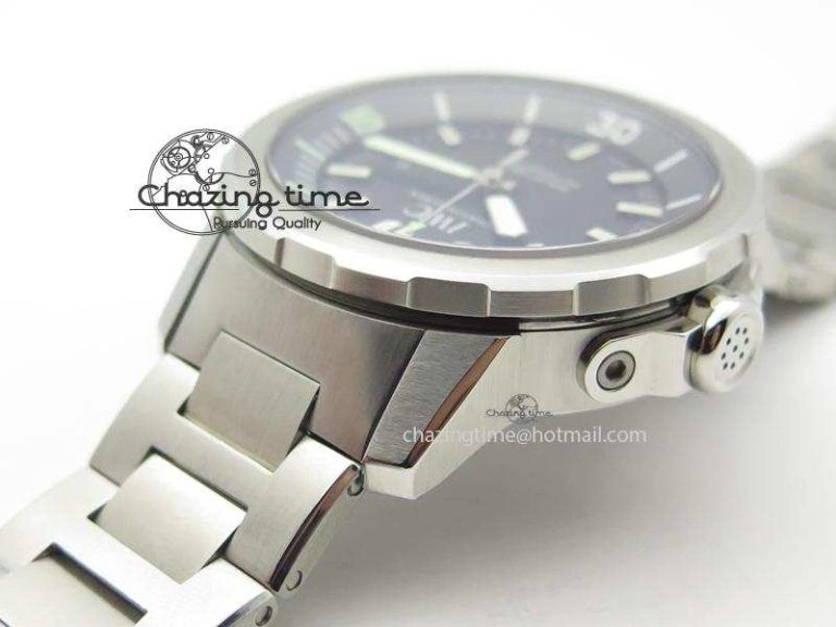 Aquatimer Automatic IW329002 V6F 1:1 Best Edition Black Dial On SS Bracelet MIYOTA 9015