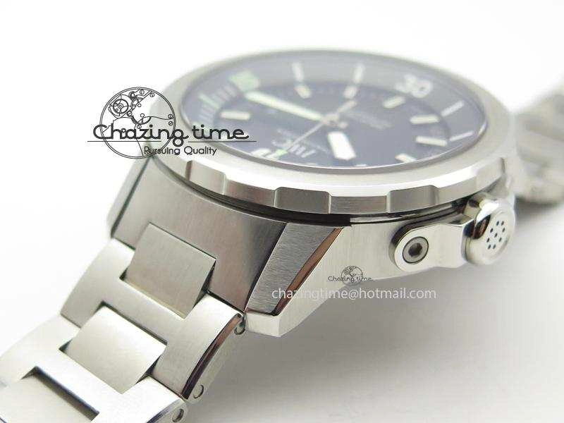 Aquatimer Automatic IW329002 V6F 1:1 Best Edition Black Dial On SS Bracelet MIYOTA 9015