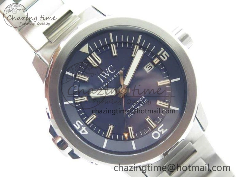 Aquatimer Automatic IW329004 V6F 1:1 Best Edition Blue Dial On SS Bracelet MIYOTA9015