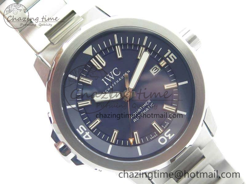 Aquatimer Automatic IW329004 V6F 1:1 Best Edition Blue Dial On SS Bracelet MIYOTA9015