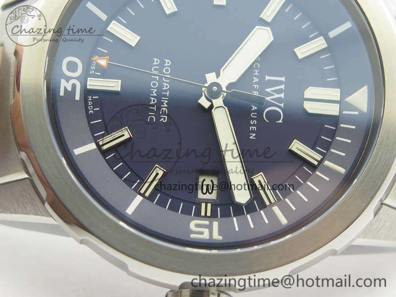Aquatimer Automatic IW329004 V6F 1:1 Best Edition Blue Dial On SS Bracelet MIYOTA9015