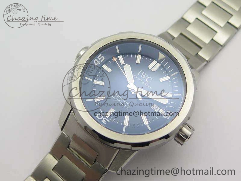 Aquatimer Automatic IW329004 V6F 1:1 Best Edition Blue Dial On SS Bracelet MIYOTA9015