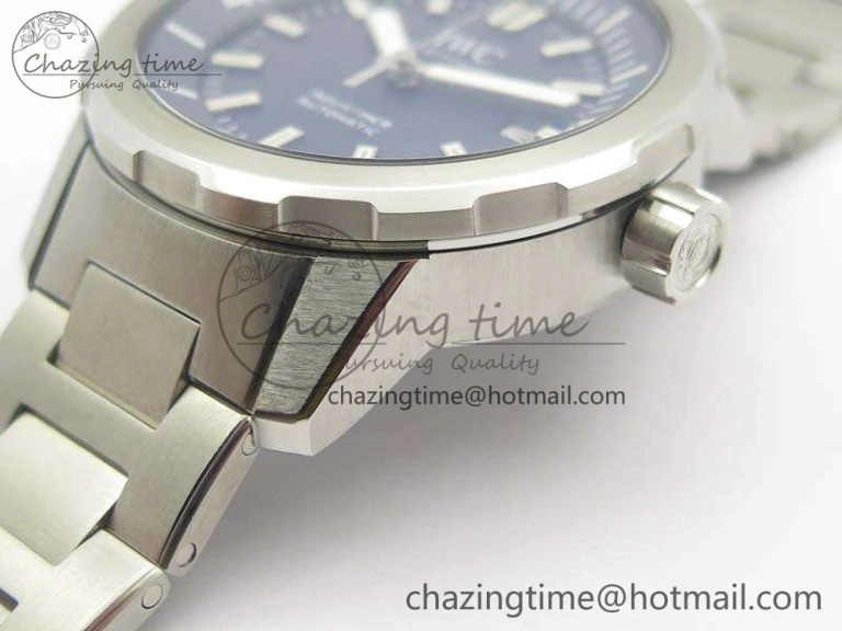 Aquatimer Automatic IW329004 V6F 1:1 Best Edition Blue Dial On SS Bracelet MIYOTA9015