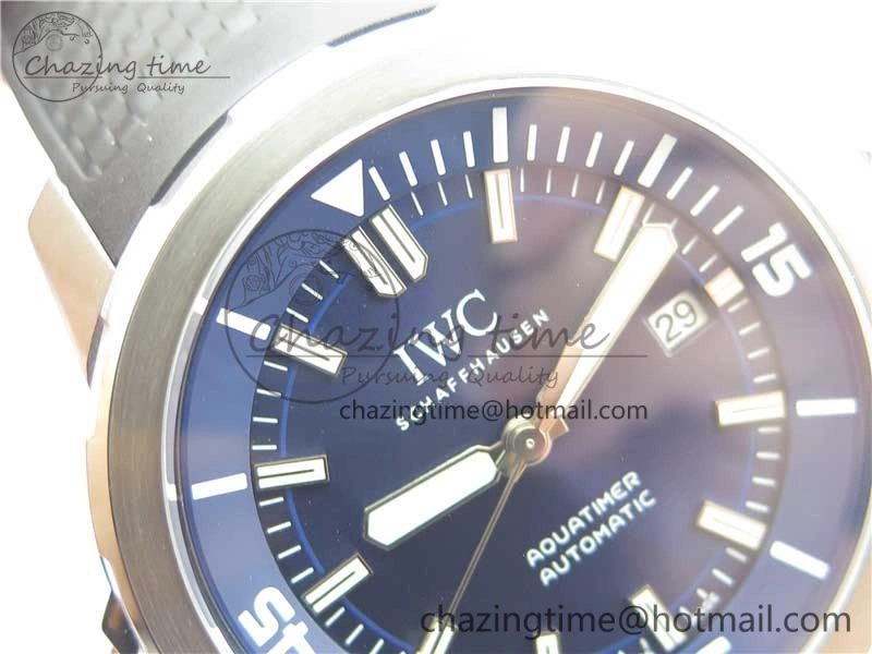 Aquatimer Automatic IW329004 V6F 1:1 Best Edition Blue Dial on Rubber Strap MIYOTA 9015