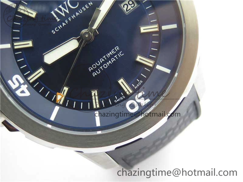 Aquatimer Automatic IW329004 V6F 1:1 Best Edition Blue Dial on Rubber Strap MIYOTA 9015
