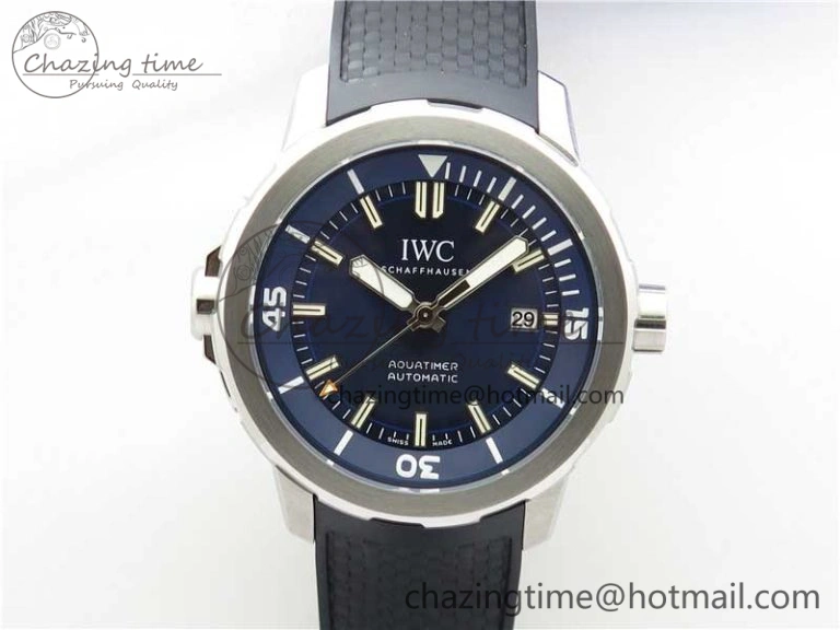 Aquatimer Automatic IW329004 V6F 1:1 Best Edition Blue Dial on Rubber Strap MIYOTA 9015