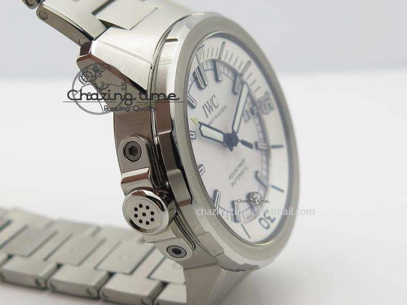 Aquatimer Automatic IW329004 V6F 1:1 Best Edition White Dial On SS Bracelet MIYOTA 9015