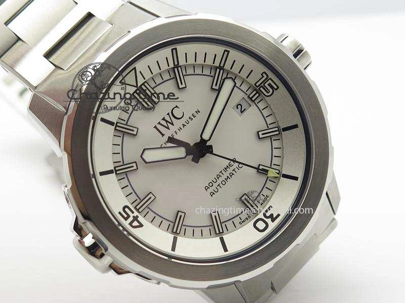 Aquatimer Automatic IW329004 V6F 1:1 Best Edition White Dial On SS Bracelet MIYOTA 9015