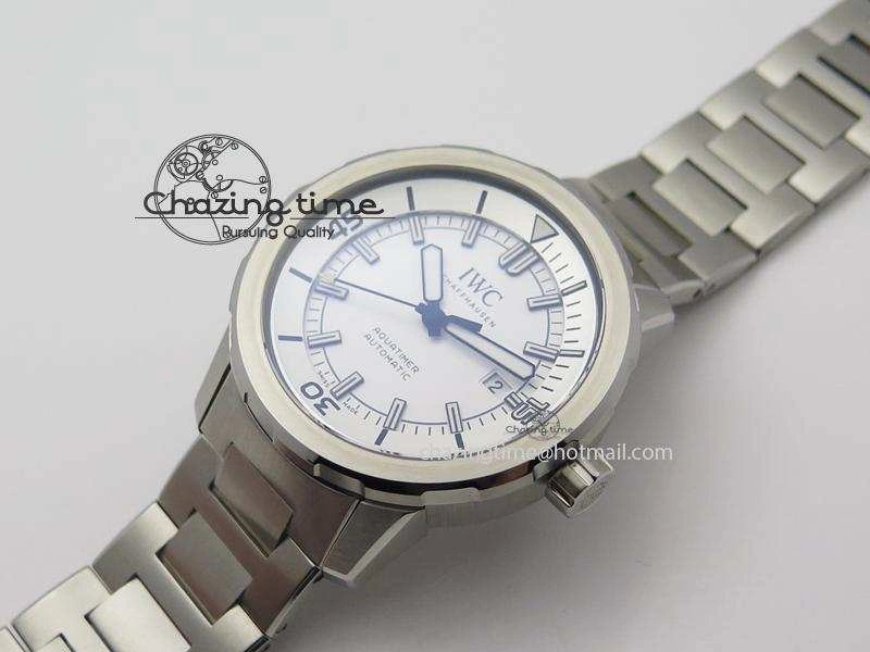 Aquatimer Automatic IW329004 V6F 1:1 Best Edition White Dial On SS Bracelet MIYOTA 9015