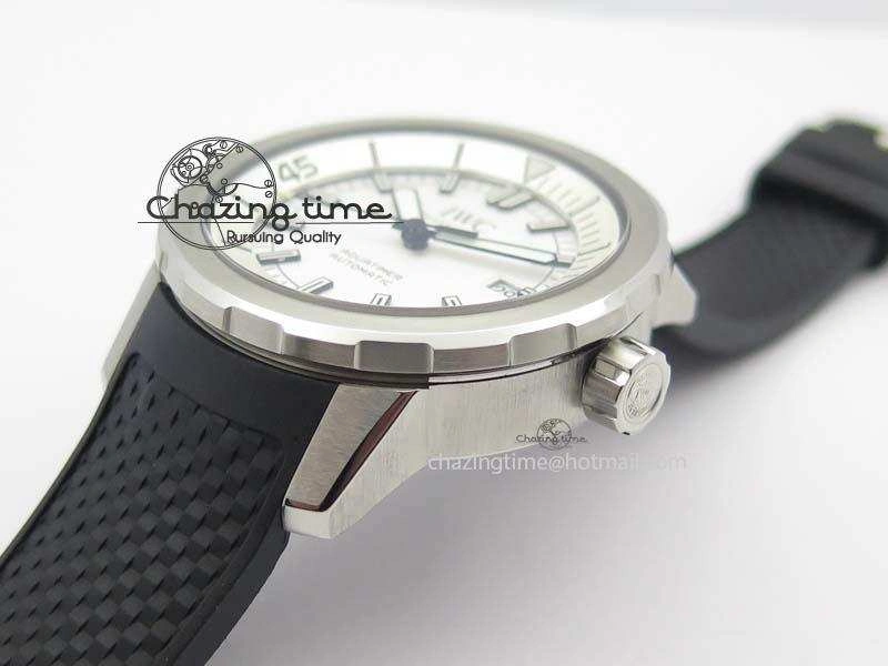 Aquatimer Automatic SS IW329003 V6F 1:1 Best Edition On Black Rubber Strap MIYOTA 9015
