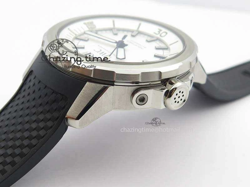 Aquatimer Automatic SS IW329003 V6F 1:1 Best Edition On Black Rubber Strap MIYOTA 9015