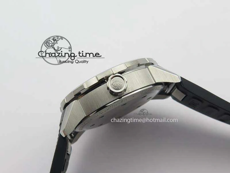 Aquatimer Automatic SS IW329003 V6F 1:1 Best Edition On Black Rubber Strap MIYOTA 9015