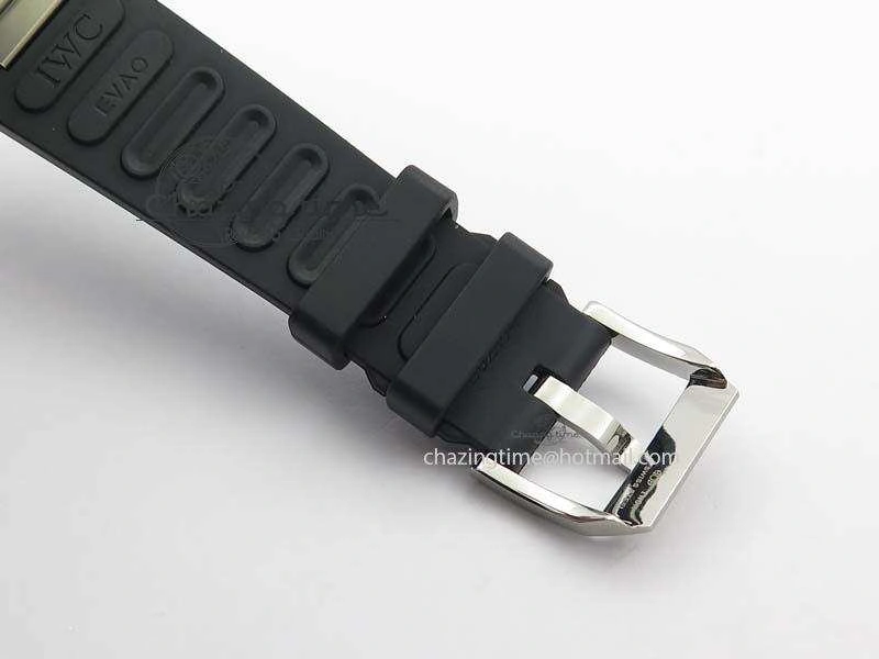 Aquatimer Automatic SS IW329003 V6F 1:1 Best Edition On Black Rubber Strap MIYOTA 9015