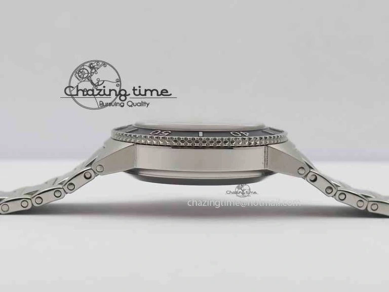 Aquatimer Automatic SS Noob Best Edition Black Dial On SS Bracelet A2824