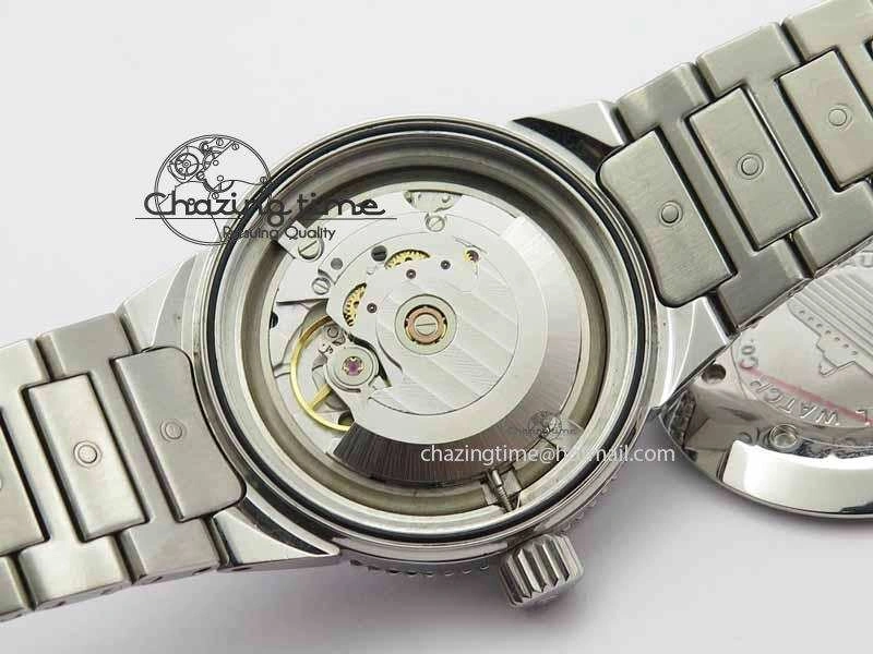 Aquatimer Automatic SS Noob Best Edition Black Dial On SS Bracelet A2824