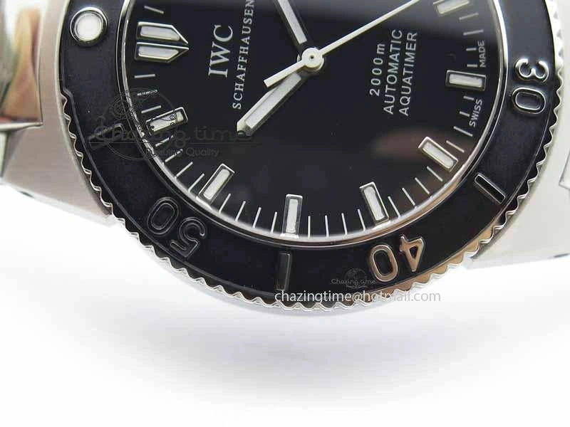 Aquatimer Automatic SS Noob Best Edition Black Dial On SS Bracelet A2824