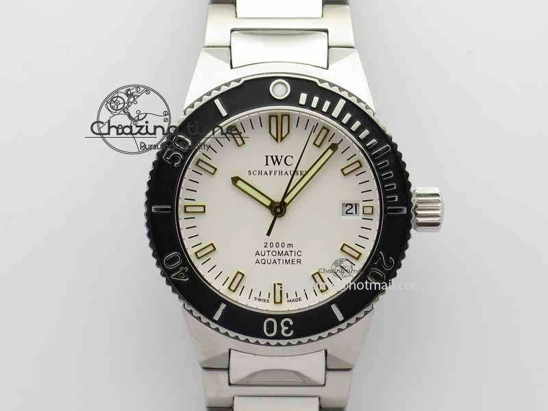 Aquatimer Automatic SS Noob Best Edition White Dial On SS Bracelet A2824